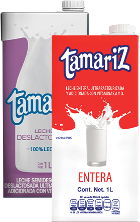 Leche Tamariz Entera o Deslactosada 1L